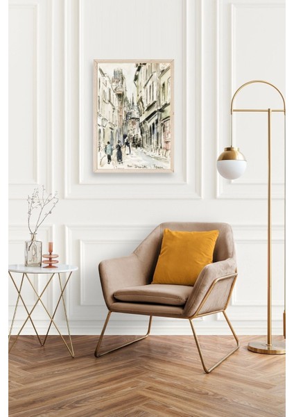 Rue Damitte Ahşap Çerçeveli Tablo modelleri