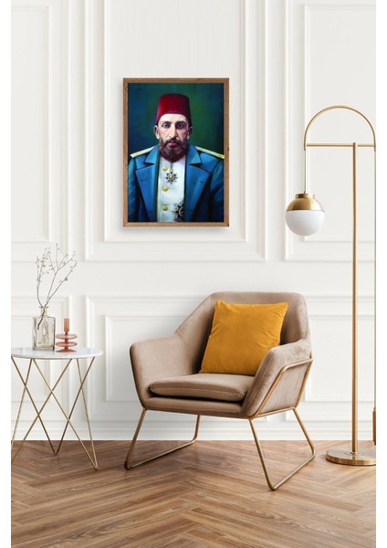 Abdülhamit Ahşap Çerçeveli Tablo fiyatları