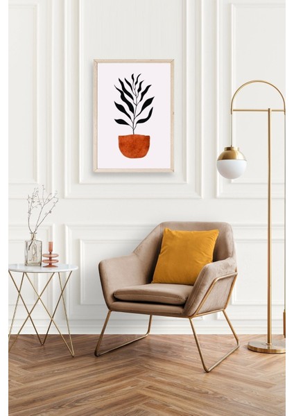 Saksı Ahşap Çerçeveli Tablo fiyatları