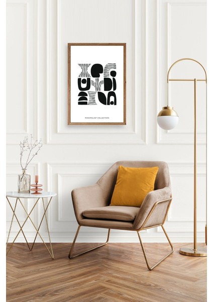 Soyut Ahşap Çerçeveli Tablo fiyatları