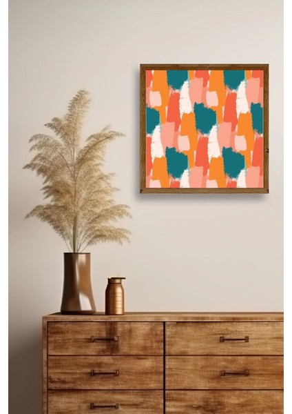 Soyut Ahşap Çerçeveli Tablo fiyatları