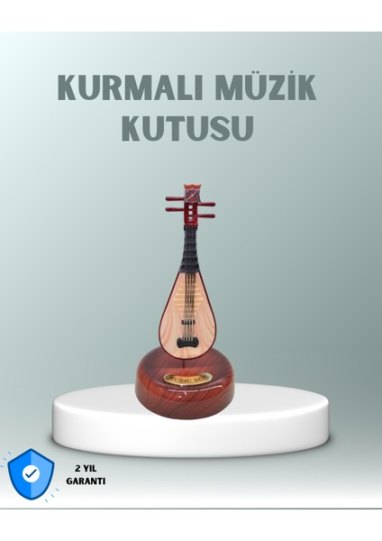 Enstrüman Figürlü Melodi Çalan Dekoratif Müzik Kutusu