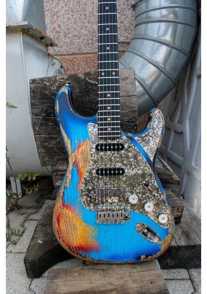 Alfa Loft Hss - 430 Heavy Deep Blue - Nickel fırsatları