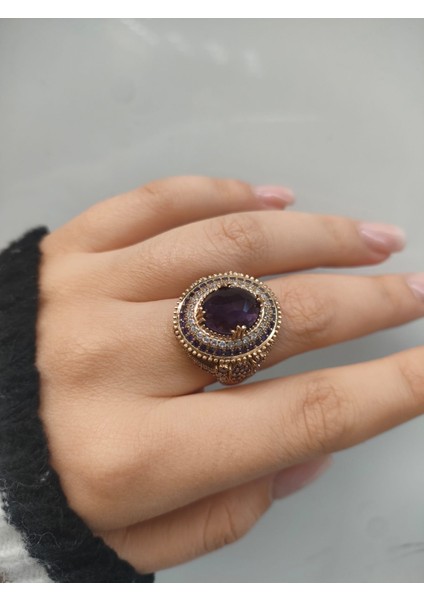 925 Ayar Gümüş Bronz Hürrem Model Yüzük