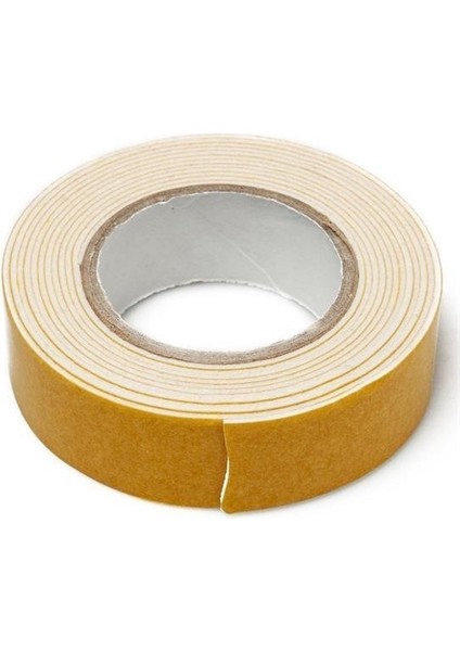 Buffer® Çok Amaçlı Tüm Yüzeylerde Kullanıma Uygun Beyaz Çift Taraflı Köpük Sünger Montaj Bant