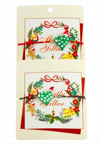 2026 Yılbaşı Cam Ip Bilekliği