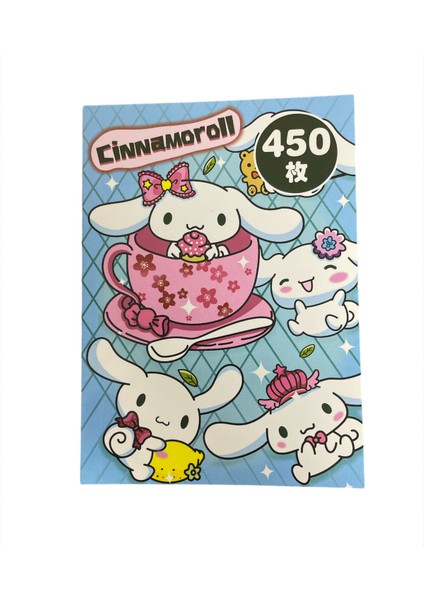 450 Parça Kawaii Karakterleri Renkli Çıkartma Seti