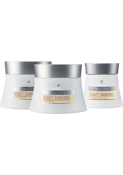 Zeitgardbeauty Diamonds 3'lü Set (Anti-Aging) Gece-Gündüz-Göz