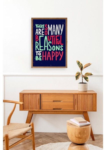 Motto Ahşap Çerçeveli Tablo modelleri