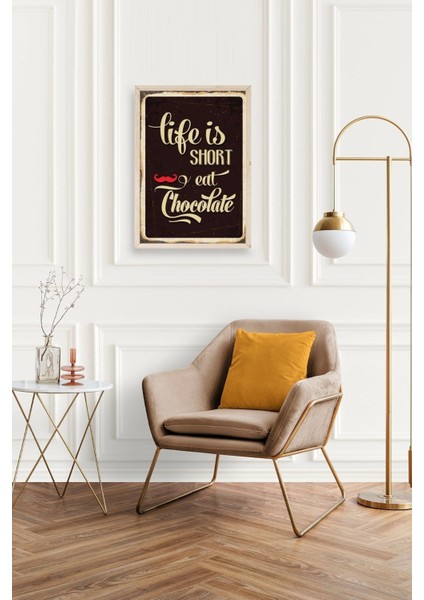 Motto Ahşap Çerçeveli Tablo fiyatları