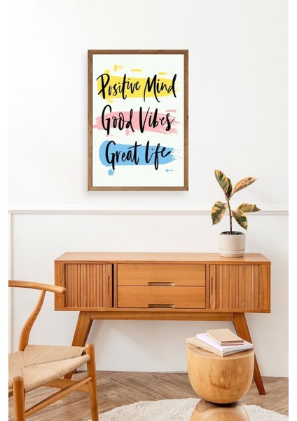 Motto Ahşap Çerçeveli Tablo modelleri