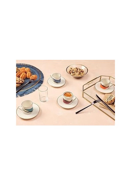 Porland Dash 4 Kişilik Kahve Takımı 90CC