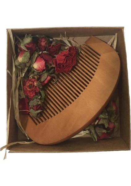 El Işçiliği Doğal Ahşap Tarak, Gün Boyu Rahatlık ve Doğal Şıklık