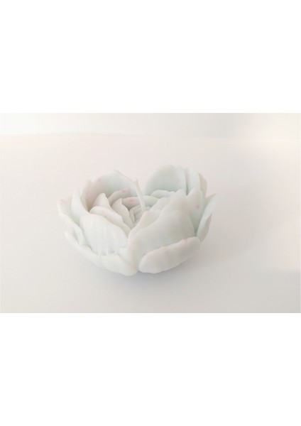 Yasemin Kokulu Kalpli Gül Yapraklı Soya Wax Mum fiyatları