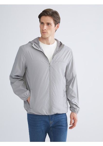 Yeni Sezon Standart Kalıp Kapüşonlu Erkek Yağmurluk