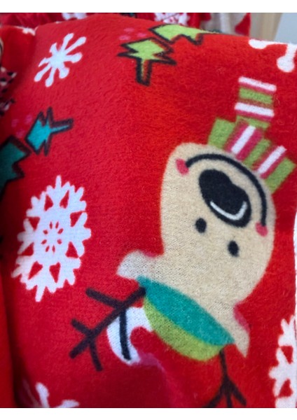 Babyaden Geyikli Yeni Yıl Noel Yılbaşı Pijama Partisi Pamuklu Unisex Kız Erkek Çocuk Pijama Takımı modelleri