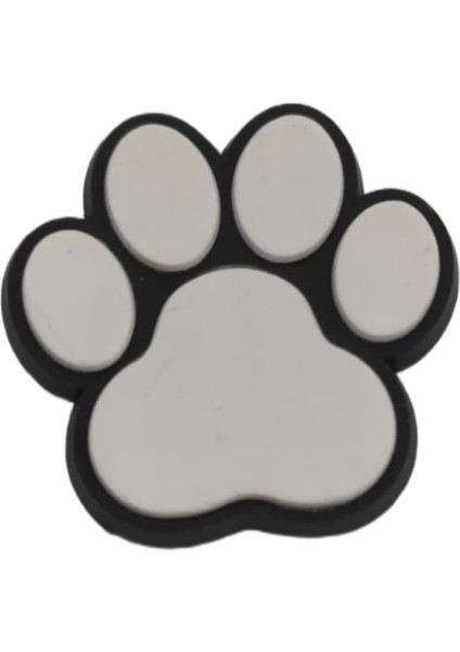 Sevimli Köpek Pati Tasarımlı Terlik Süsü, Şık ve Eğlenceli Aksesuar