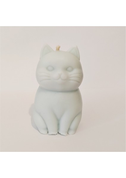 Yasemin Esanslı Soya Wax Kedili Mum