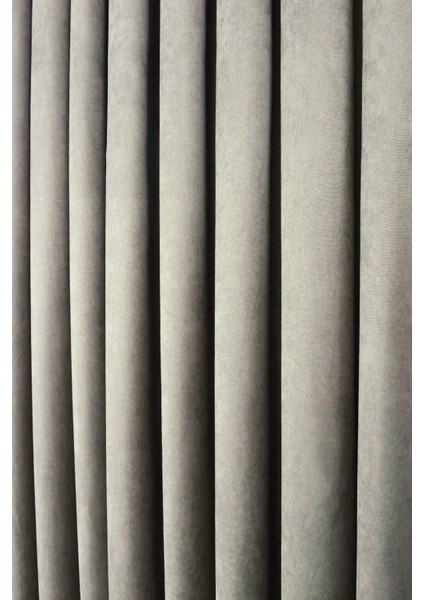 Ada Petek Fon Perde Açık Gri 1/3 Sık Pile 1.sınıf Kalite Tek Kanat indirimleri