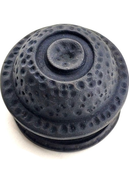 Antika Tarz Dekoratif Pirinç Gözlü Kapı Tokmağı - 78MM Çap, Oksit