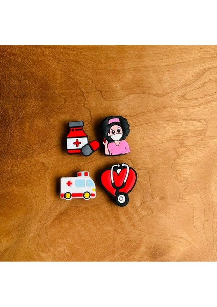 Renkli Terlik Süsü Seti, Sağlık Teması, Eğlenceli ve Şık Tasarım fiyatları