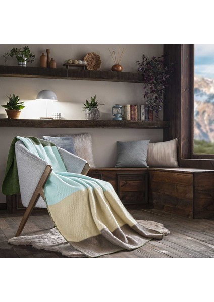 Taç Butikpatagonya Pamuklu Çift Kişilik Battaniye Kahverengi fiyatları