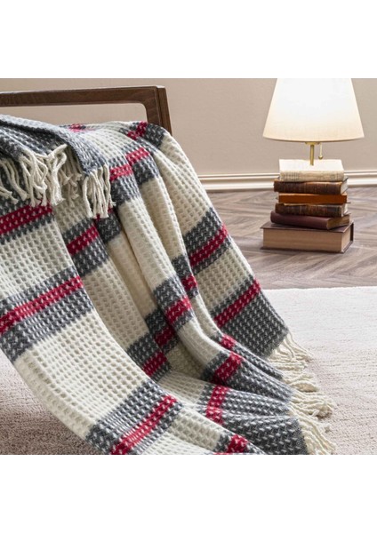 Taç Butik Doğu Ekspresi Pamuklu Çift Kişilik Battaniye Mavi fiyatları