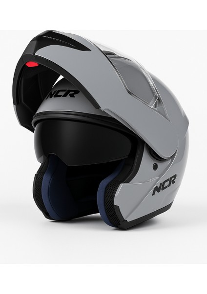 Ncr 158 Çene Açılır Gözlüklü Motosiklet Kaskı Nardo Gri fiyatları