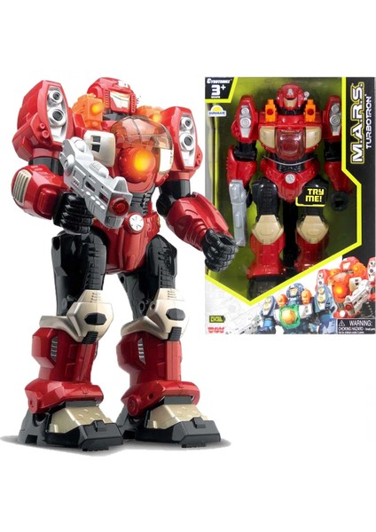 M.a.r.s Turbotron Işıklı Sesli Yürüyen Robot