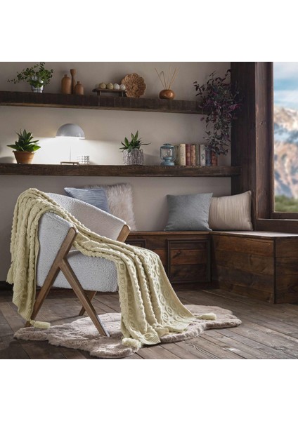 Taç Butik Patagonya Akrilik Throw Kum fiyatları