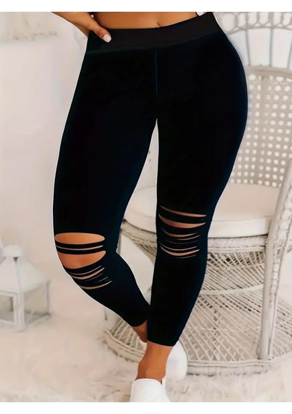 Egecen Kadın Dizleri Kesik Dalgıç Tayt fiyatları