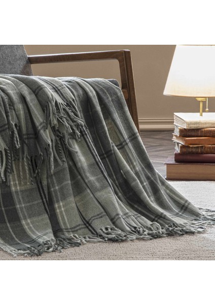 Taç Butik Doğu Ekspresi Akrilik Throw Gri fiyatları