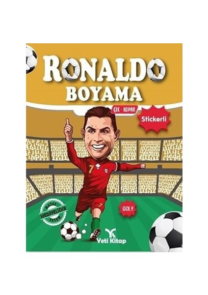 Ronaldo Boyama Kitabı + Arkadaşım Elif - Toplama Çıkarma: Çıkartmalı (Kapak Değişebilir) + Şekillerin Oyunu Set
