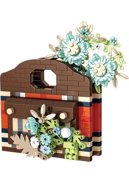 P1080 Panlos Çanta Çiçek Buketi 605 Parça Block Oyuncak fiyatları