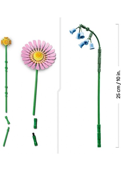 10347 LEGO Iconic Botanicals Pembe Çiçek Buketi 373 Parça +9 Yaş fırsatları