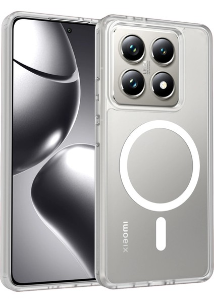 Xiaomi Mi 14&14T Pro Uyumlu Kılıf Kamera Korumalı Magsafe Kablosuz Şarj Özellikli Arka Yüzey Kapak fiyatları