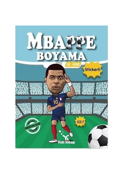 Mbappe Boyama Kitabı + Arkadaşım Elif - Eğlenceli Çizgi Çalışmaları + 7 Kitap Set