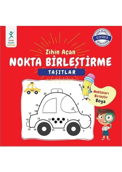 Zihin Açan Nokta Birleştirme - Taşıtlar + Deniz Altı - Boyama Kitabım + 4 Kitap Set