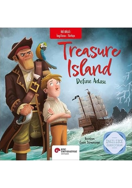 Treasure Island - Define Adası + Uzay - Boyama Kitabım + 3 Kitap Set