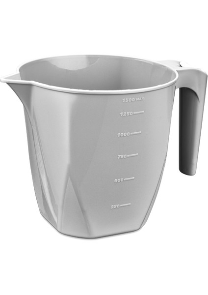 1,5 Litre Gri Maşrapa, Dayanıklı ve Şık Tasarım fiyatları