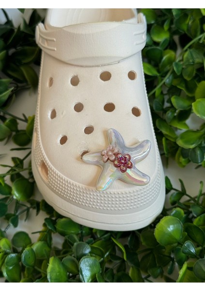 Yansımalı Deniz Yıldızı 3D Terlik Süsü, Renkli ve Şık Tasarım fiyatları