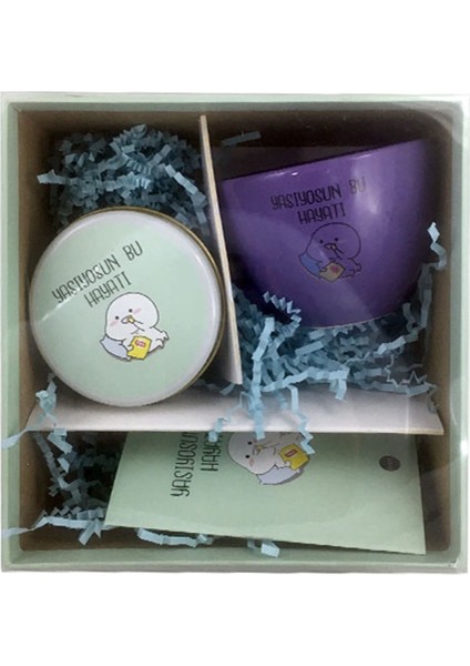 Renkli Kupalı Hediye Seti, Gününü Canlandıran Şık Tasarım