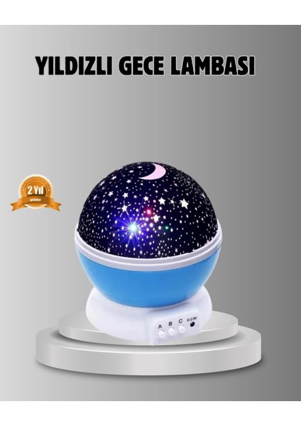 Çocuk Gece Lambası 6 Modlu Renkli LED Enerji Tasarruflu Masal Işığı