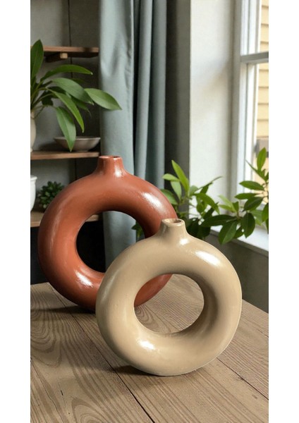 Iskandinav 2’li Halka Beton Vazo Seti modelleri