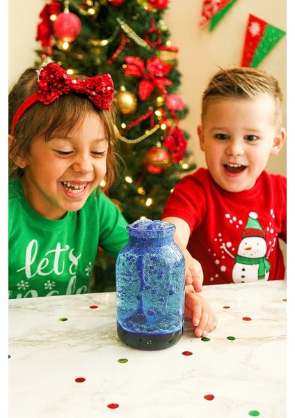 Yeni Yıl 5’li Party Box | Lav Lambası + Kapı Süsü Atölyesi | Sınıf Etkinliği – Mutlulama