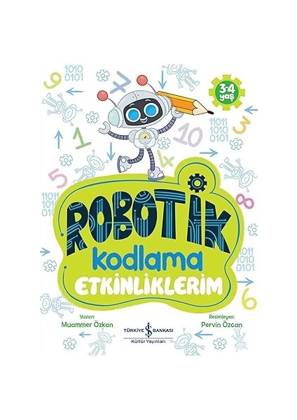 Robotik Kodlama Etkinliklerim + Örnekli Boyama - Sebzeler (Kapak Değişebilir) + 6 Kitap Set