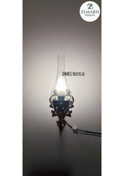 El Yapımı Gaz Lambası Aplik modelleri