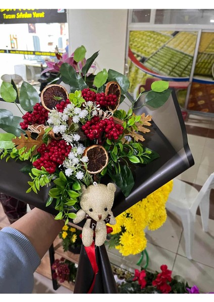 Hoş ve Ferah Kokulu Doğal Yapay Çiçek Buketi, Ev ve Ofis Dekoru Için Ideal