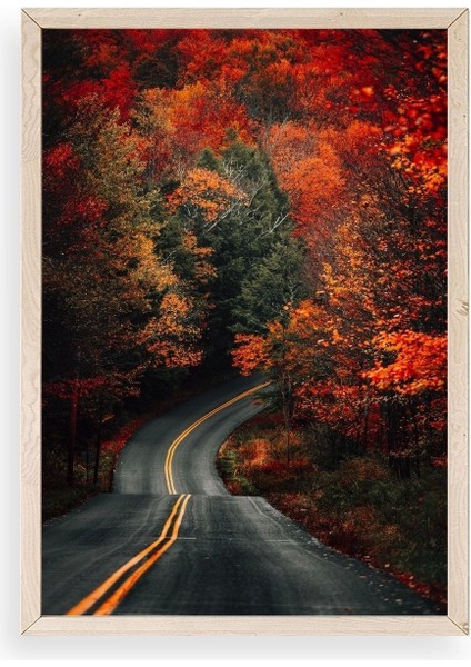 Manzara Ahşap Çerçeveli Tablo