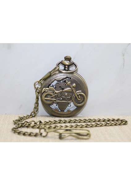 Köstekli Saat - Motor Figürlü